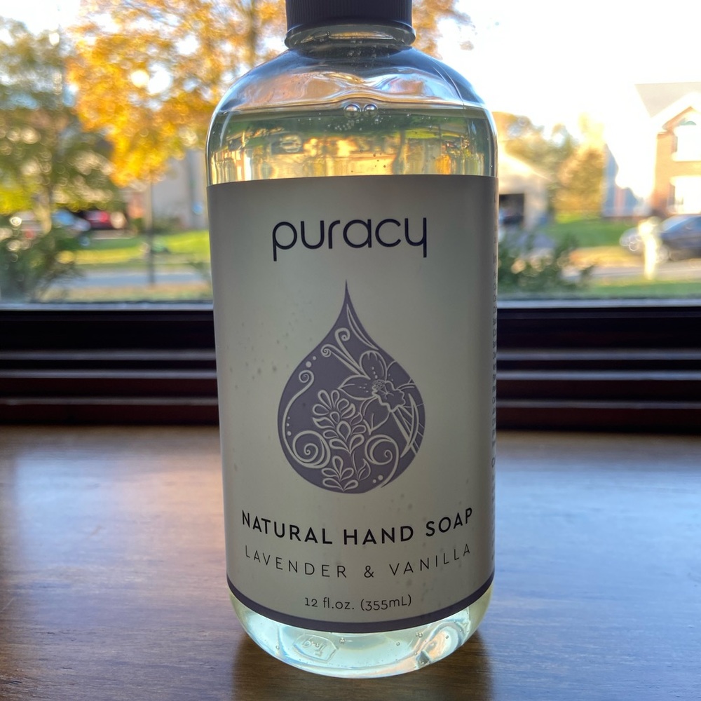 Puracy hand soap lavender and vanilla